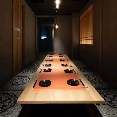 落ち着いた和モダン空間で味わう美食の時間