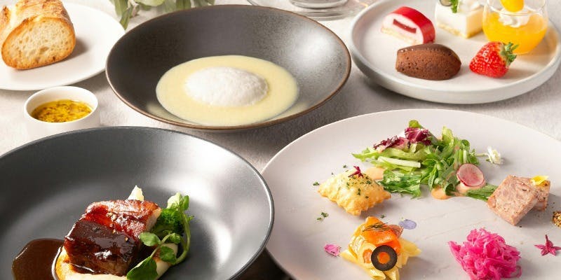 【LUNCH】プリフィックスコース＋パティシエ特製ワゴンデザート（1/10～2/28）