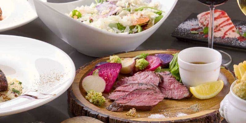 【ライトパーティコース】本日のパスタ、豚肩ロースのローストなど全10品＋2時間飲み放題