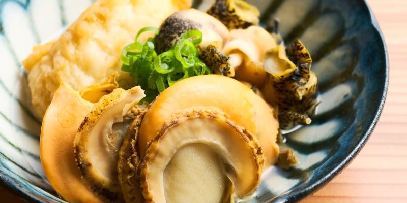 【竹コース】前菜盛りとおでん三品、焼物、しゃぶしゃぶ