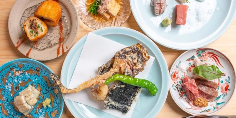 【清水】前菜, 向付, 鍋物, 焼き物, 煮物, 強肴, ご飯物, 甘味（全8品）