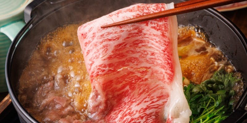 【すき焼きコース】全9品＋2H飲み放題付き