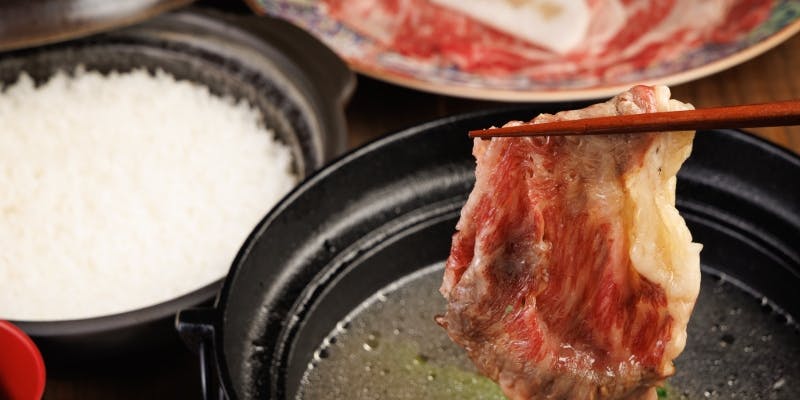 【特選霜降りすき焼きコース】全10品＋2H飲み放題付き