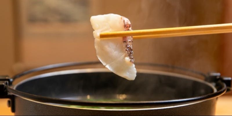 鯛しゃぶコース3300円