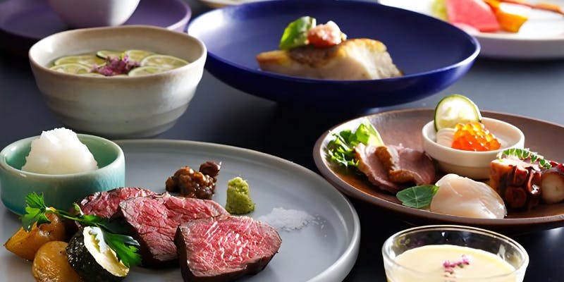 和洋食コース【7,700円】 メイン料理は国産黒毛和牛ランプステーキ