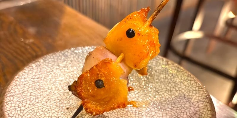 【焼鳥メインのコース 全10品】銘柄鶏や水素鶏を含む串8本など