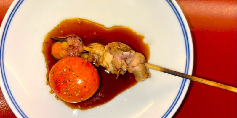 【しし戸焼鳥フルコース 全13品】銘柄鳥と水素鶏含む串8本と、本日の一品、そぼろ丼、デザートなど