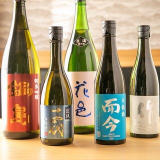 豊富な日本酒セレクション