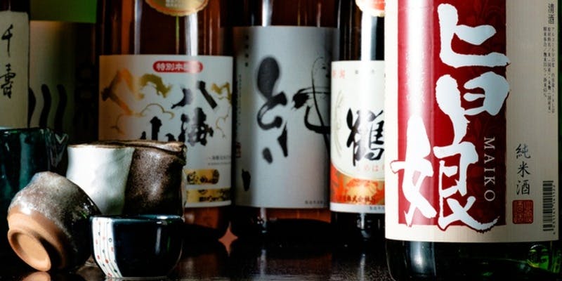 日本酒と本格焼酎が全40種！ドリンクメニュー全て飲み放題付き8480円【匠コース】