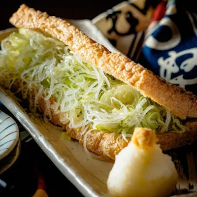 新潟栃尾名物ジャンボ油揚げ