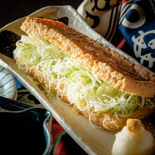 新潟栃尾名物ジャンボ油揚げ