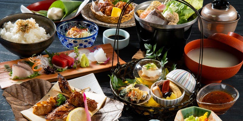 【鷹 峯】和食と鳥の折衷コース（土曜・日曜・祝日）