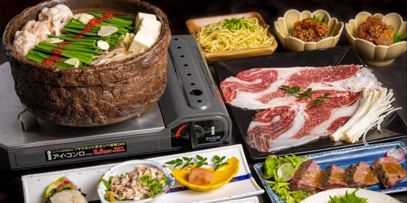 【朋樂満喫コース】テールスープ・胡麻サバ・もつ鍋・牛サガリ・特製麺など全11品（一休限定）