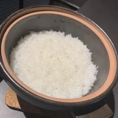 オーダーが入ってから炊き上げる絶品のお米!