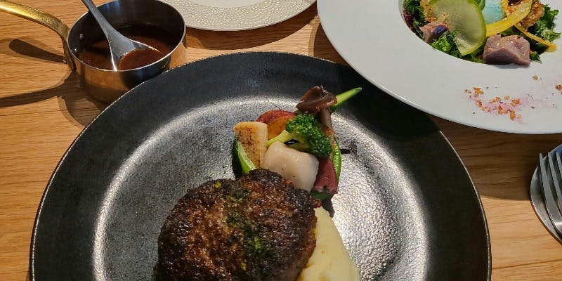 平日限定備前牛100％ハンバーグランチ