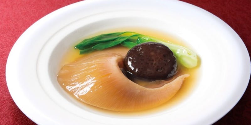 【禄コース】蟹と吉切鮫のフカヒレスープ・牛肉とパイナップル炒め・デザートなど全8品