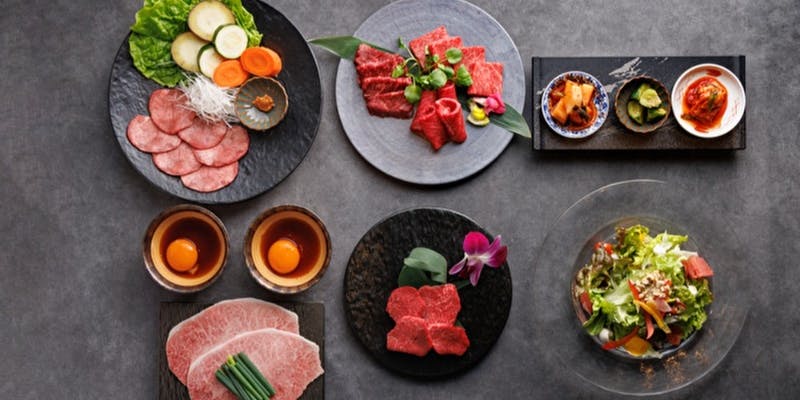 【紅～kurenai～コース】厳選した赤身肉が中心の全13品