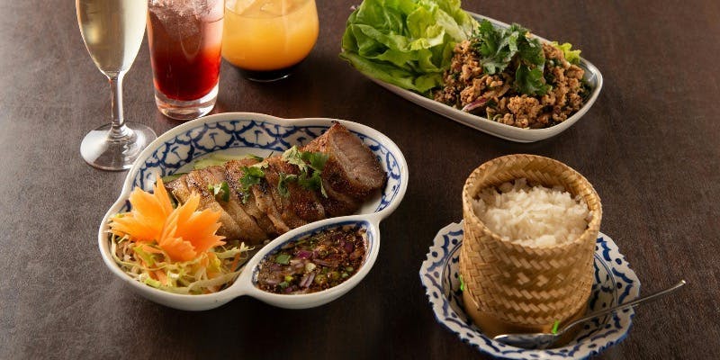 一休限定　タイ東北部料理イサーンコース　※写真はイメージです。