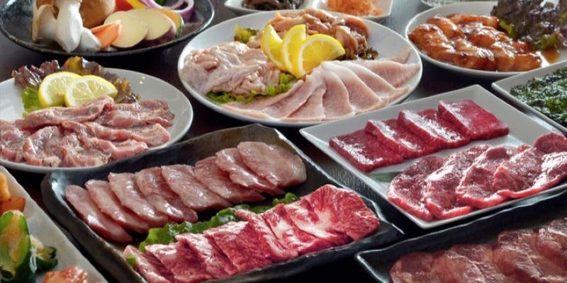 上カルビやカイノミも！かるね屋9,000円コース！90分飲み放題付き！