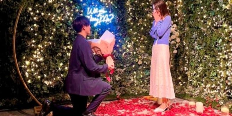 他にはないサプライズで、一生に一度の想い出を刻む【サプライズ プロポーズプラン】