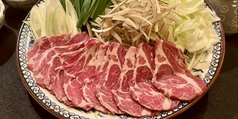 【特製ラム鍋】ニュージーランド産 ラム肩ロース使用