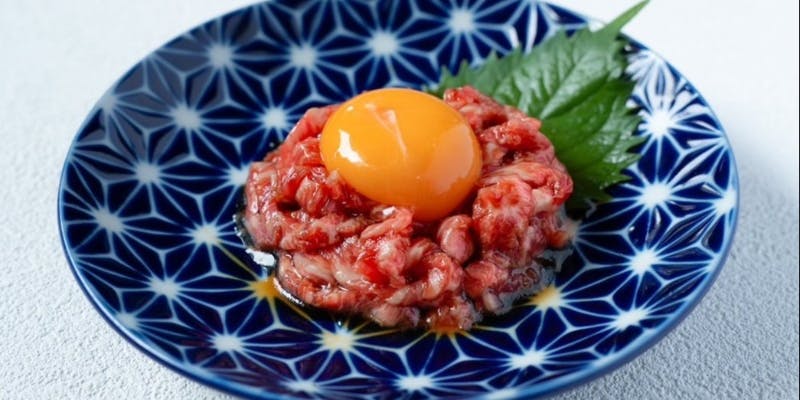 【極コース】近江牛「生ユッケ」や、ハラミ、希少カイノミなど＋飲み放題付