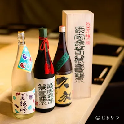 土佐の地酒とともに味わう熟成鮨