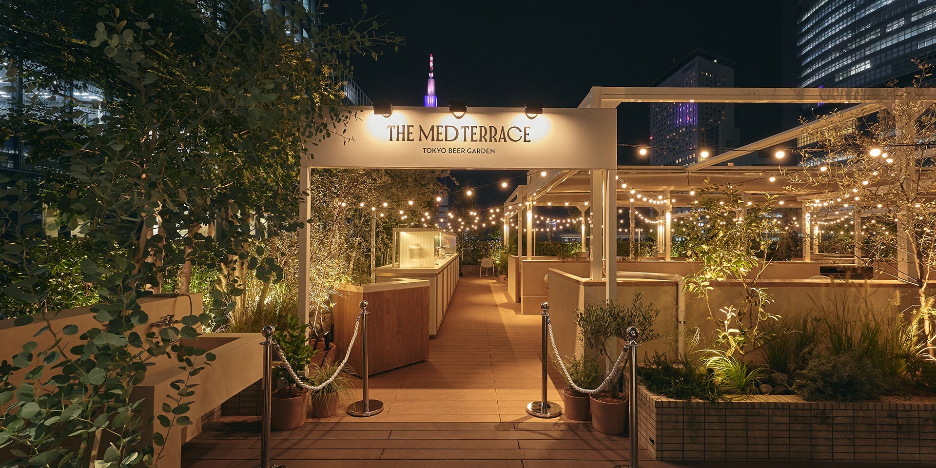 THE MED TERRACE BBQ Plan（生ビールやハイボール、8種類のワインに