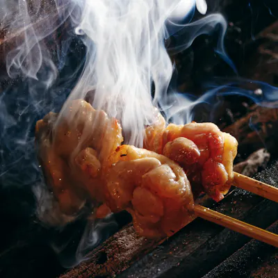 燃料は炭のみ、こだわり抜いた「近火の強火」