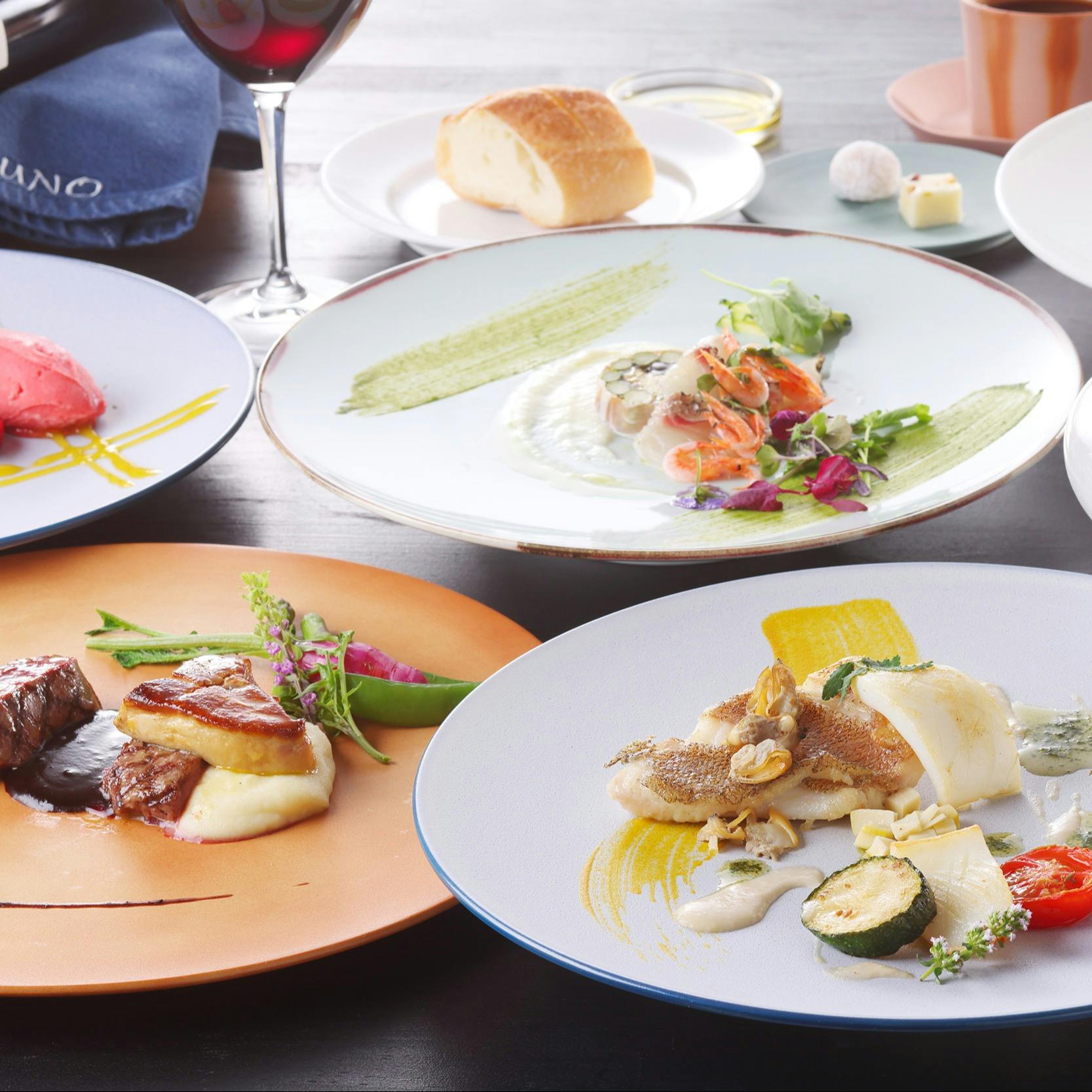 瀬戸内の新鮮な食材を活かした創作フレンチ