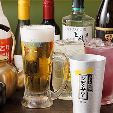 豊富なドリンクメニュー