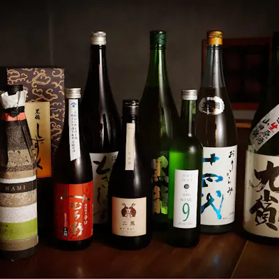 豊富な日本酒のラインナップ