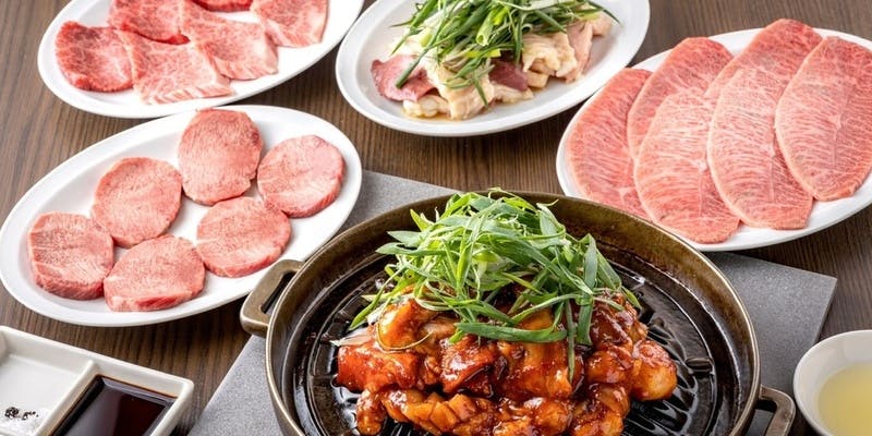【店長オススメお肉5種盛り合わせ！】在市極みコース 選りすぐりのお肉を集めた当店一押しセット