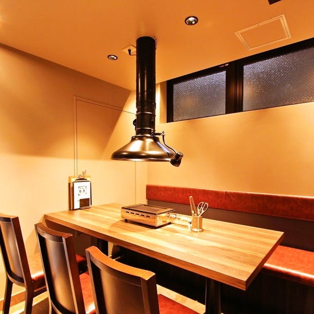 落ち着いた雰囲気の半個室で特別な時間を