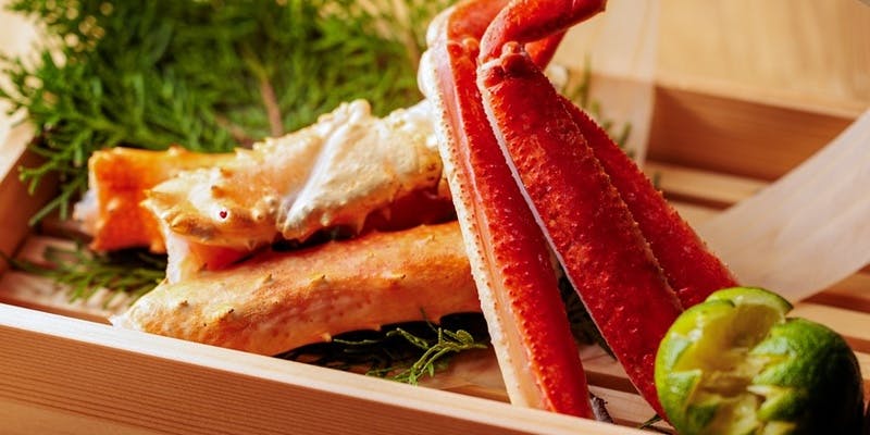 タラバガニや蟹といくらの釜飯など蟹三昧プラン　2時間半飲み放題