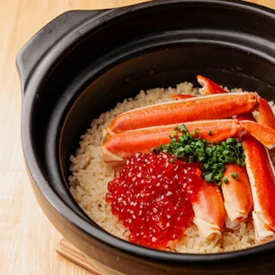 山形県産はえぬきを使用した釜飯
