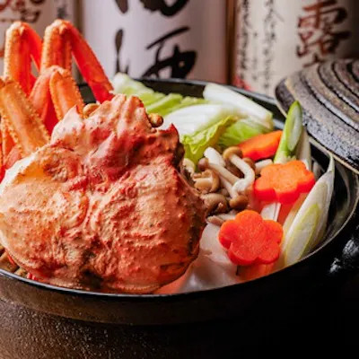 蟹の旨味を引き出す特製蟹鍋