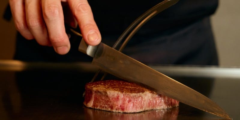 【シェフおまかせコース】「魚介の鉄板焼き」と選べる「黒毛和牛」をお得に！