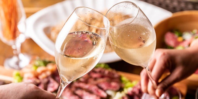 クリスマス限定！スペシャルコース　乾杯スパークリング付【黒毛和牛リブロースステーキコース】全6品