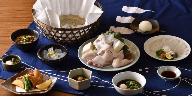 飲み放題【数量限定】A5ランク天然とらふぐコース　～天然唐揚げ付～　前日迄要予約　※2026年2月末まで