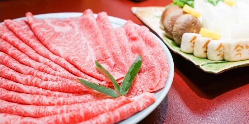 【黒毛和牛しゃぶしゃぶコース】先付け、造り、しゃぶしゃぶ鍋など全5品（A5ランク）