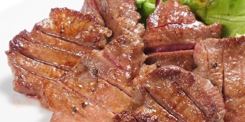 メイン食材（厚切り牛タンorブランド豚）が選べる「お食事のみ4,700円コース」