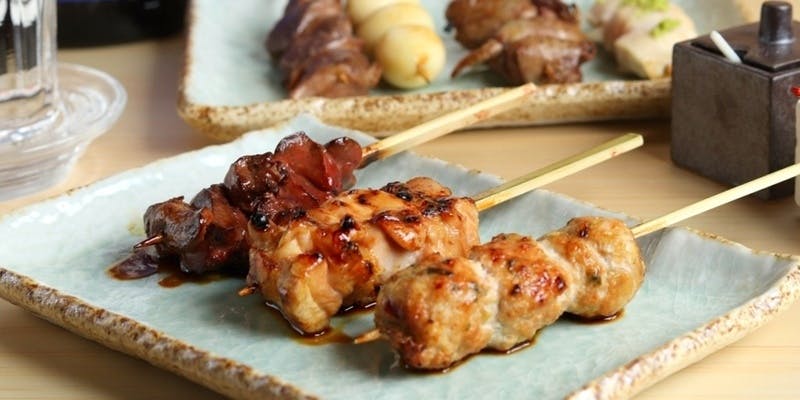 【焼鳥おまかせ七本コース】炭火で焼き上げるこだわりの焼鳥を堪能。〆のごはんもの・鶏スープ付