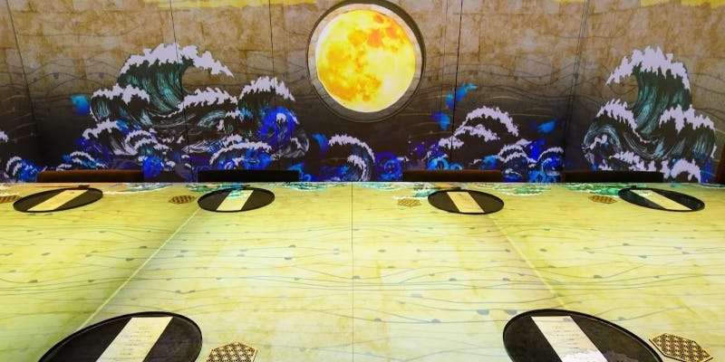 【完全個室1組限定】五感で楽しむ蟹料理！音と光のプロジェクションマッピングコース（全10品）