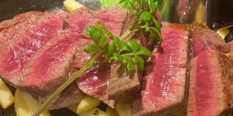 【高級シャトーブリアンコース】備前黒牛のシャトーブリアンステーキなど全8品