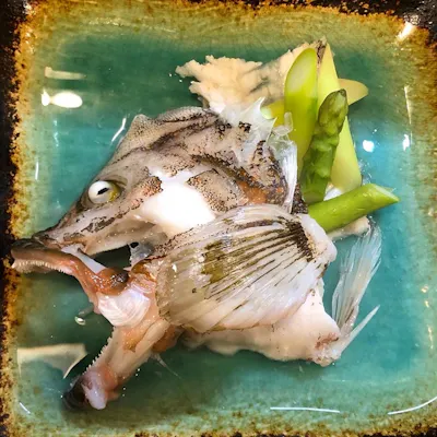 店主自らが漁で仕入れる新鮮な地魚