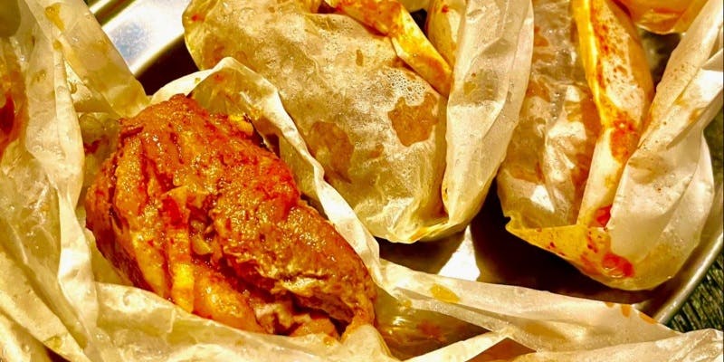 【Aコース】ペーパーチキンなど、シンガポール料理を堪能する全6品＋2時間飲み放題