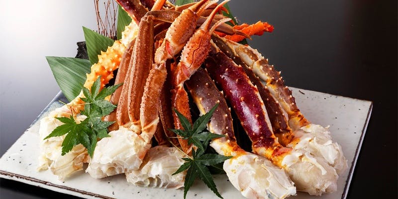 お昼限定　天ぷらとずわい蟹鍋会席