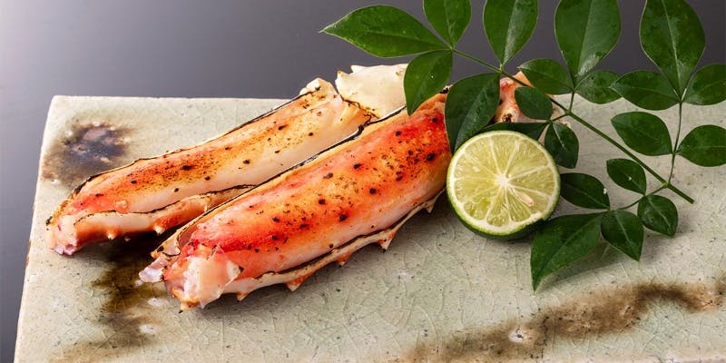 お昼限定　天ぷらと蟹鍋　小会席　