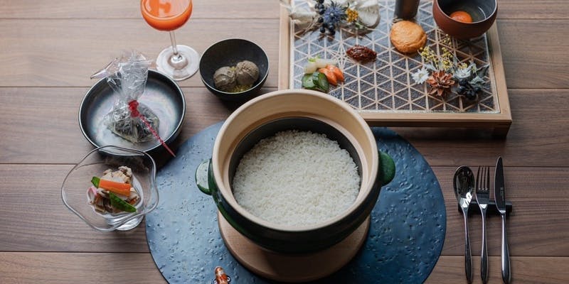 【NIIGATA体感セット】京都八代目儀兵衛が選ぶ新潟のご飯を、厳選した付け合わせと共に楽しめるプラン